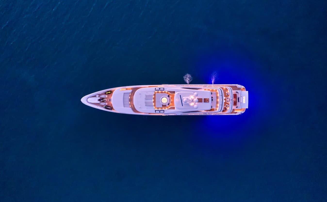 ORA - aerial | Drivas Yachts