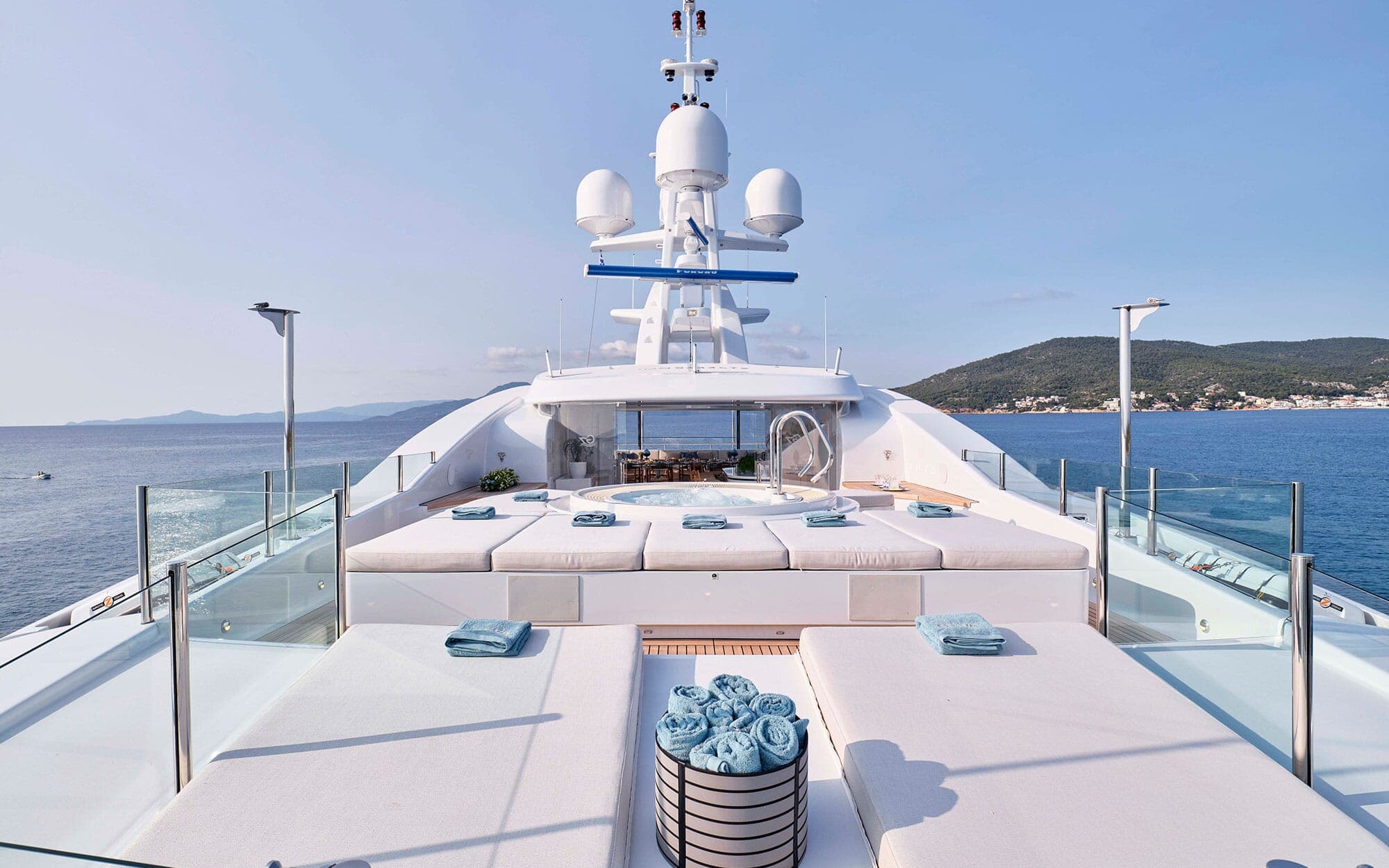 ORA - deck fly | Drivas Yachts