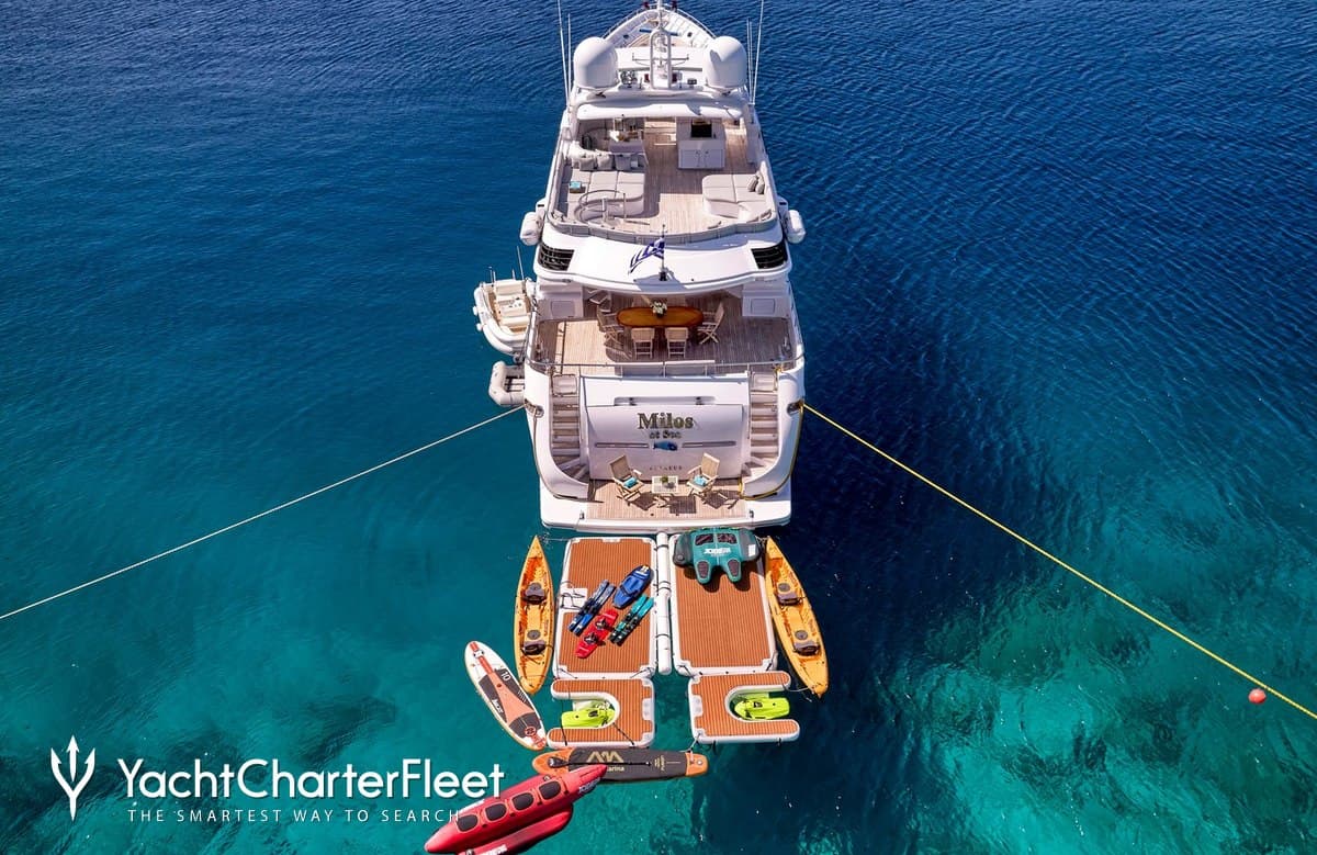 Motor yacht MILOS AT SEA 35m by Codecasa — photo 5