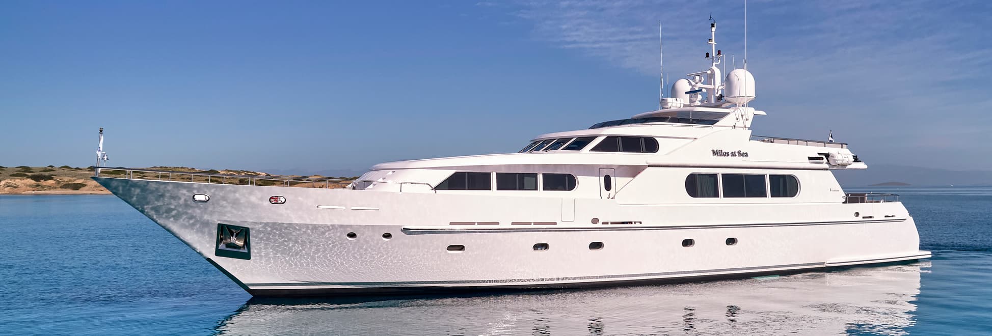 MILOS AT SEA - ext stbd | Drivas Yachts