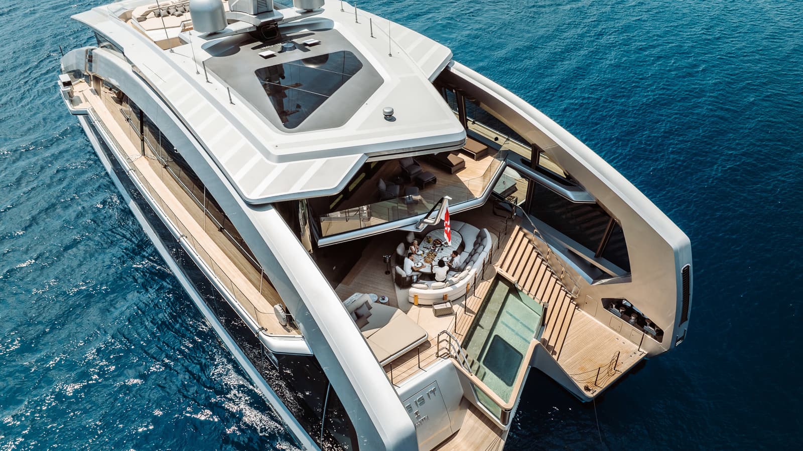 THIS IS IT - aerial | Drivas Yachts