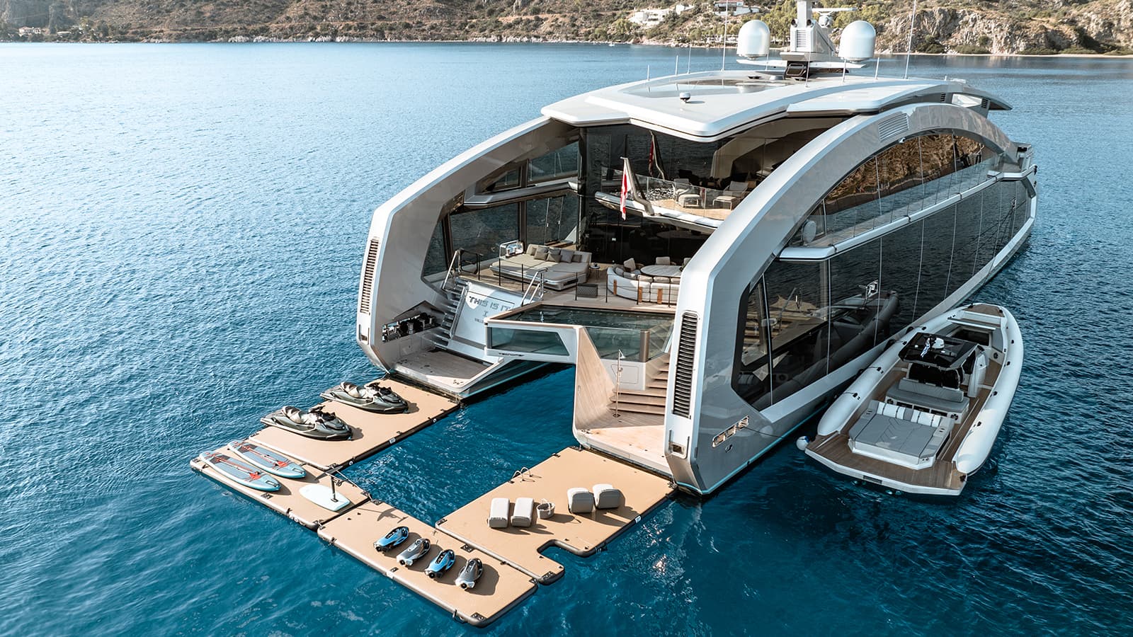THIS IS IT - aerial | Drivas Yachts