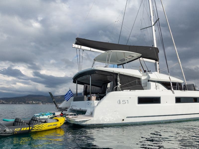 Sailing yacht JEWEL 16m by Lagoon — starboard