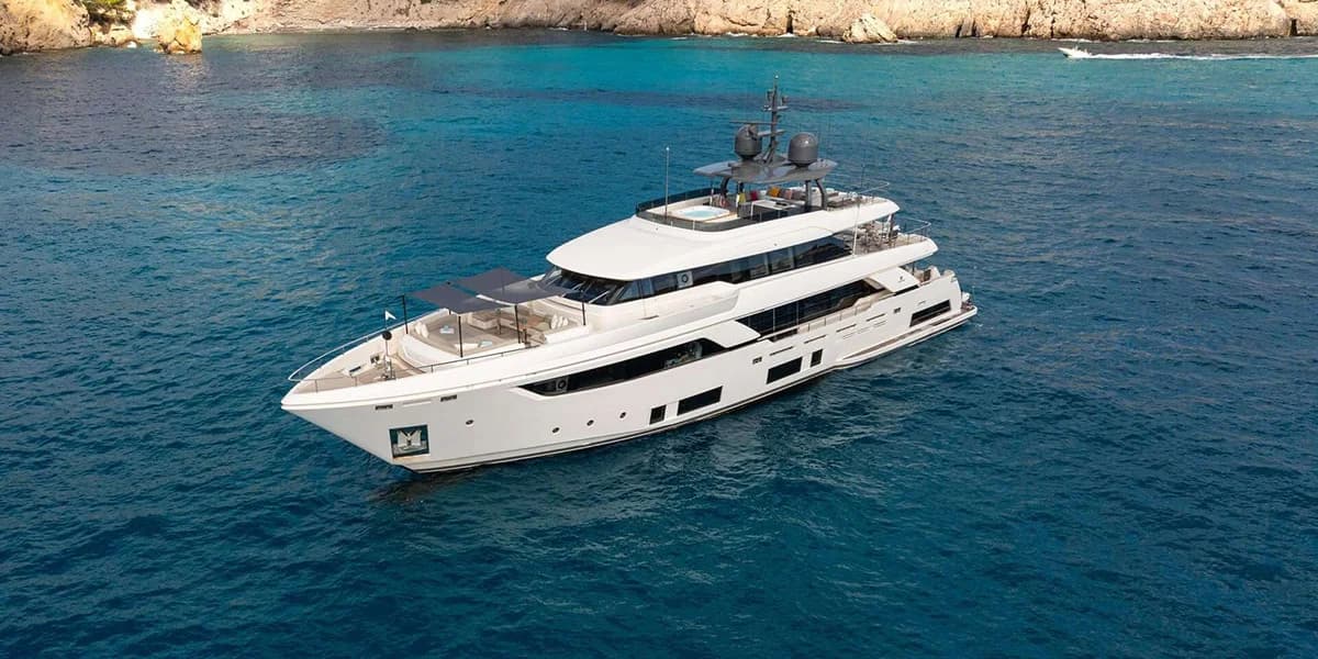 KIKI V - aerial | Drivas Yachts