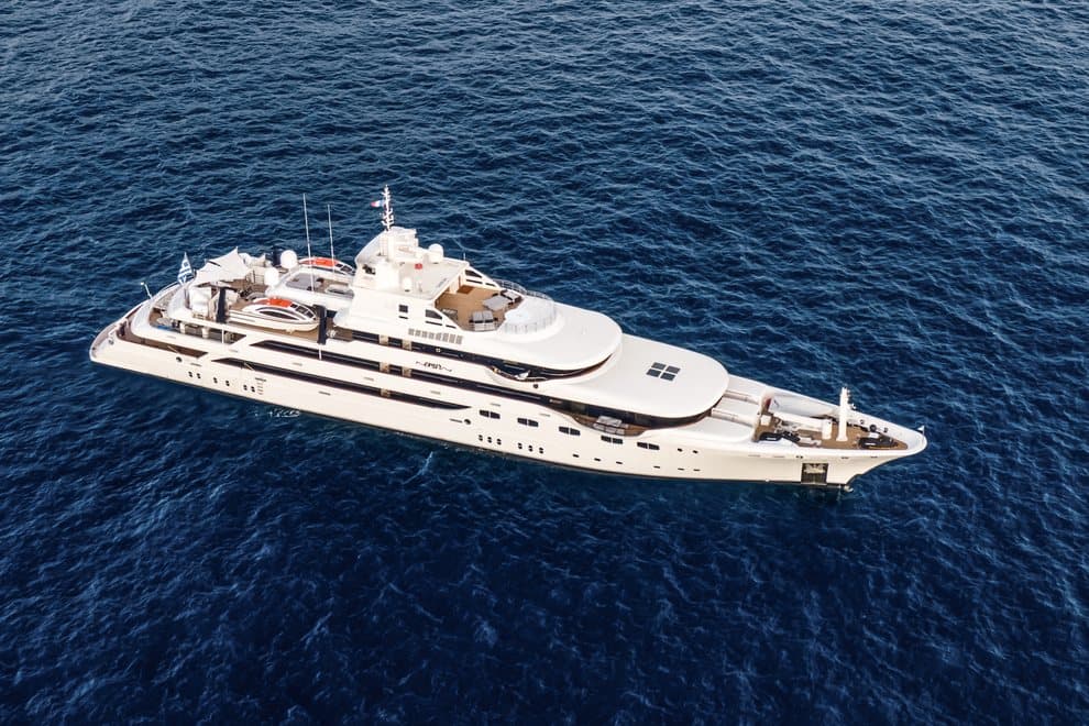 EMIR - aerial | Drivas Yachts