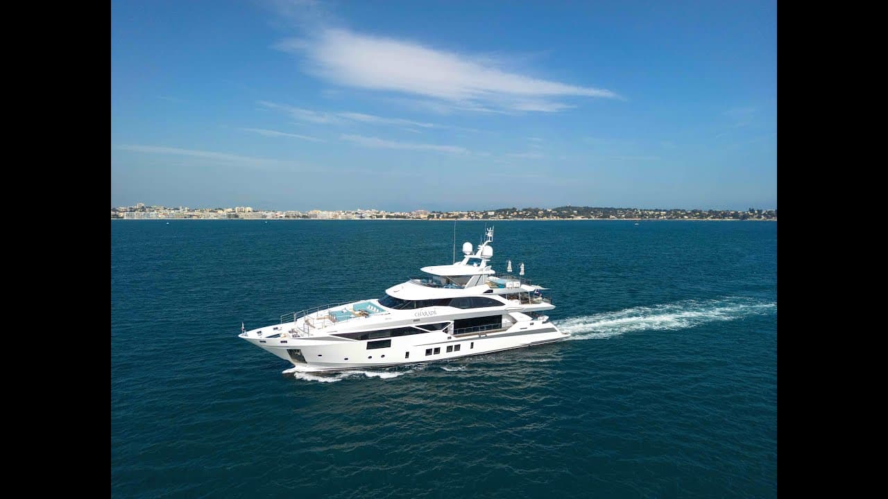 CHARADE - aerial | Drivas Yachts