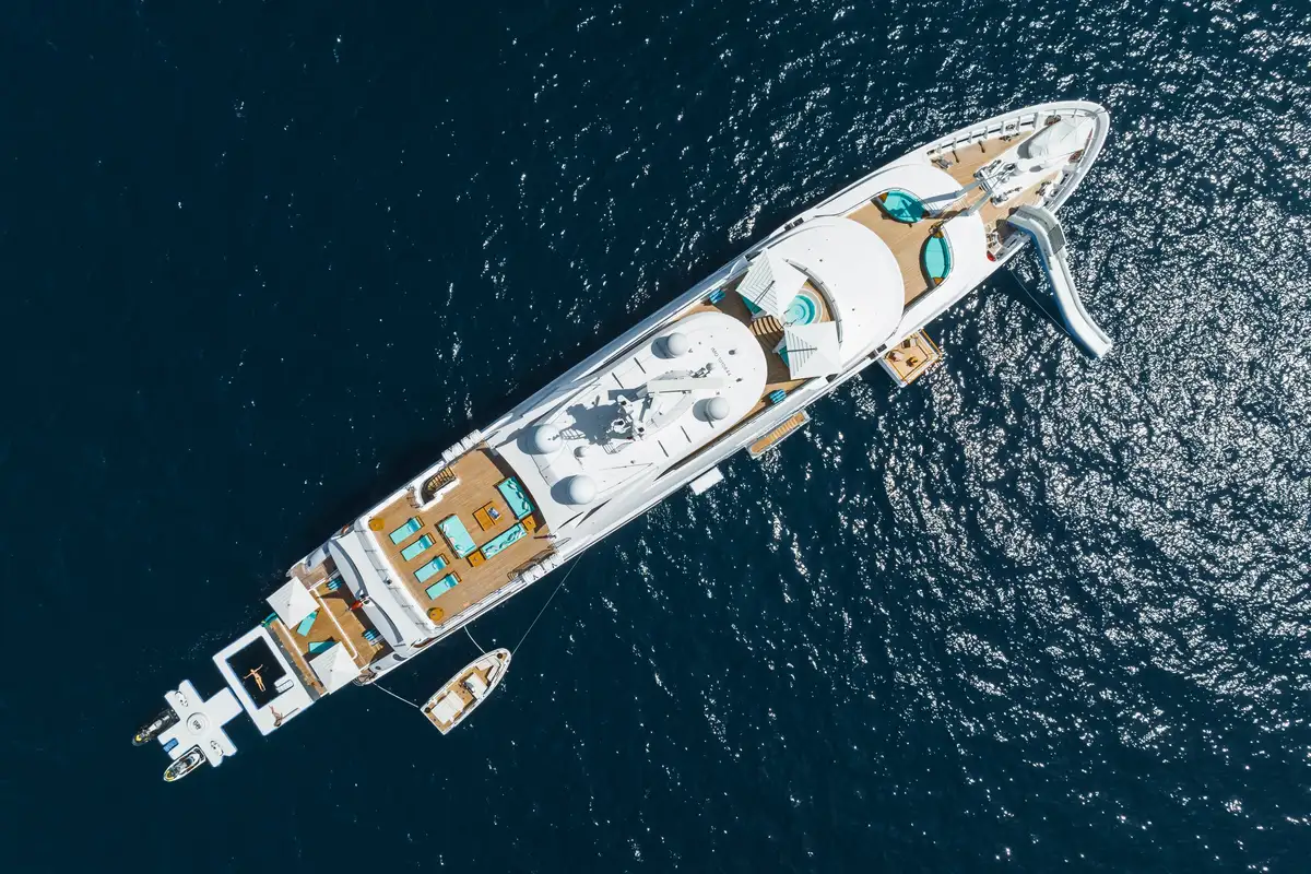 CLELIA III - aerial | Drivas Yachts