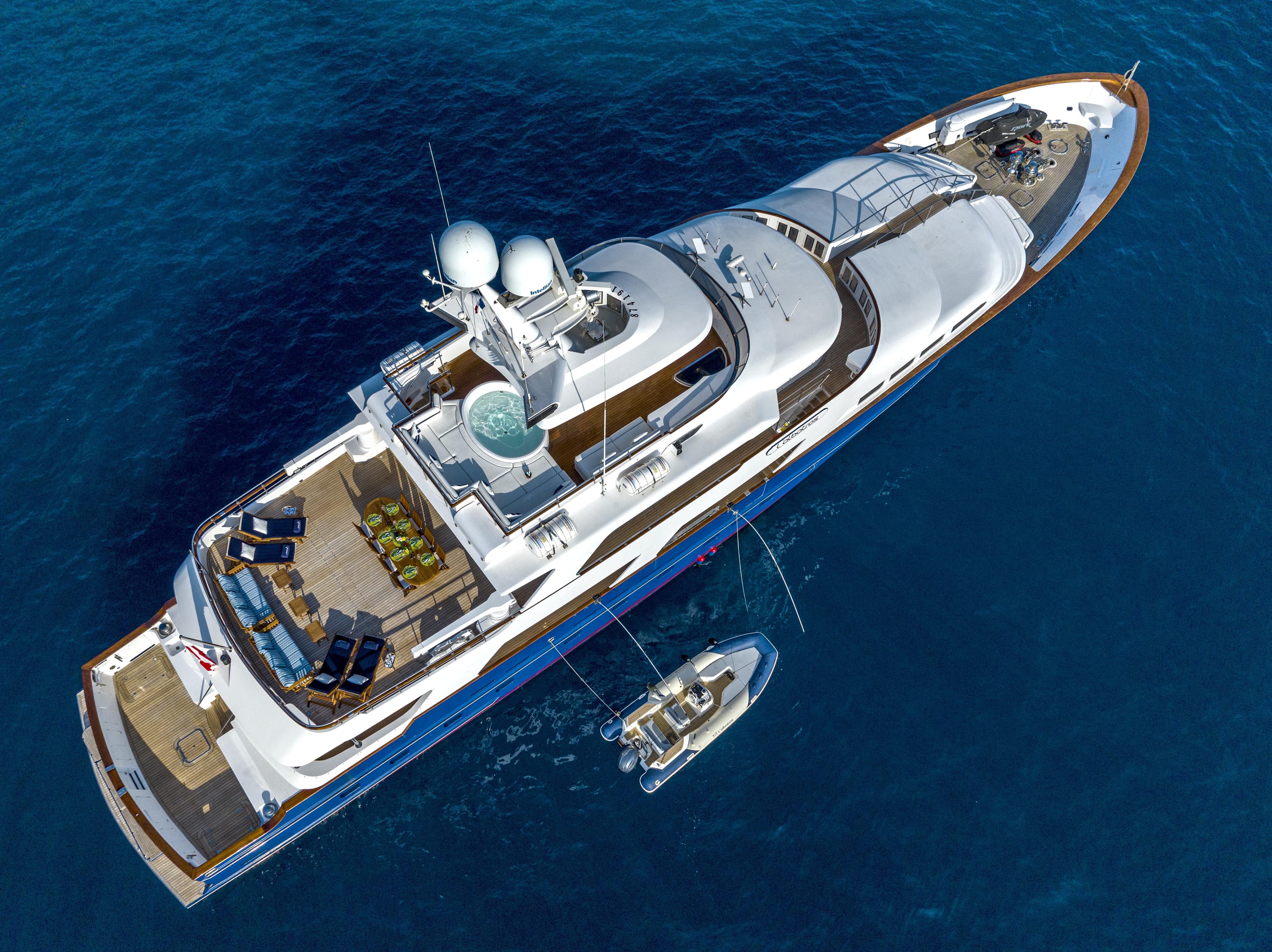 L'ALBATROS - aerial | Drivas Yachts