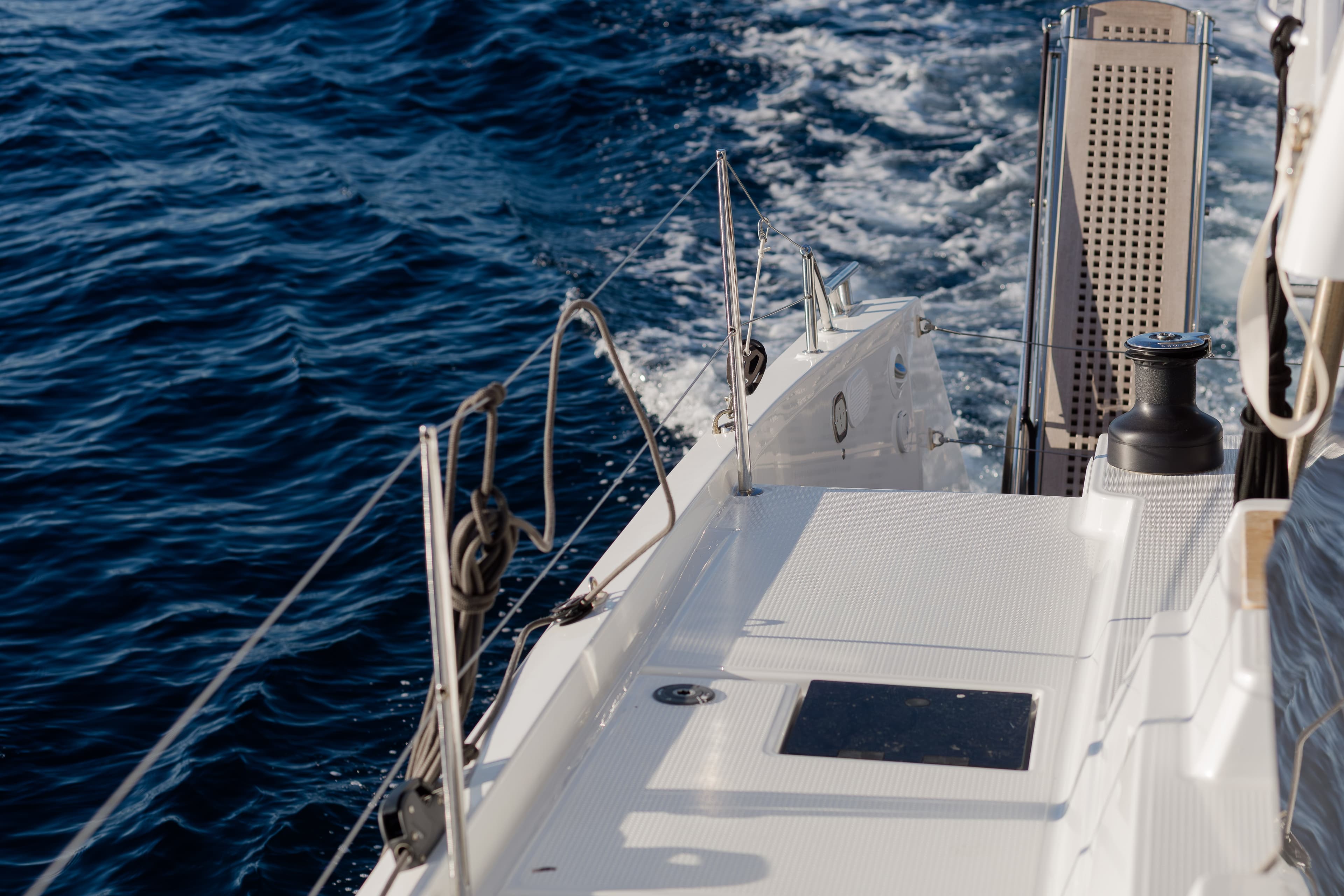 Sailing yacht KEBISIKS 15.91m by Fountaine Pajot — aft deck