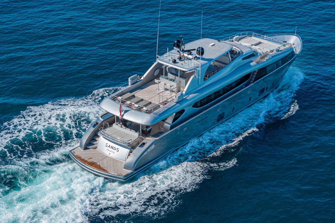 SANDS - aerial | Drivas Yachts