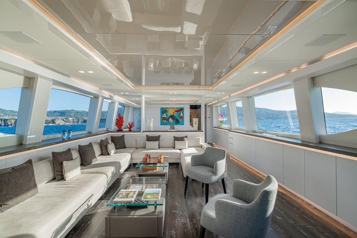 SANDS - saloon upper | Drivas Yachts