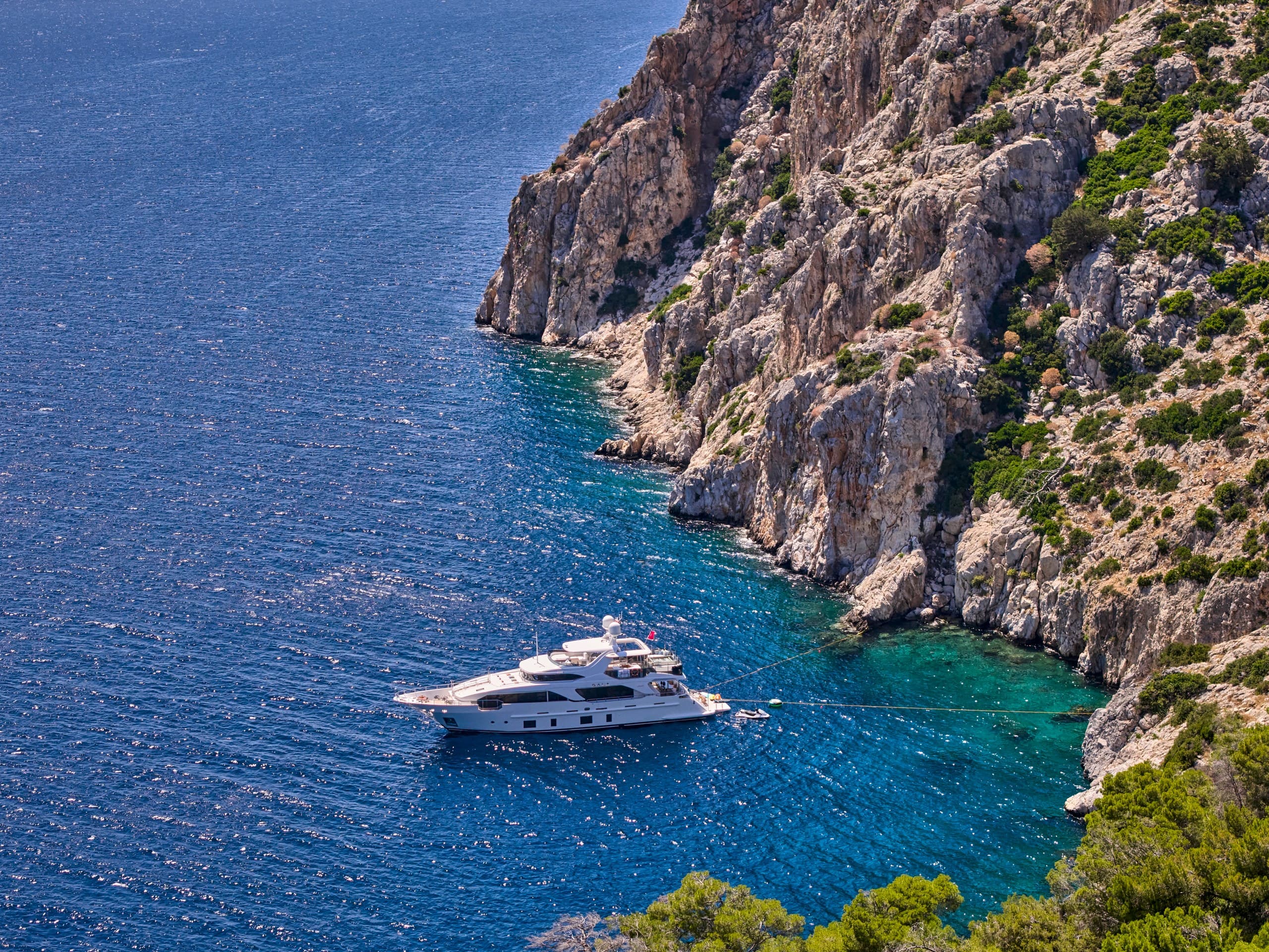GALA I - aerial | Drivas Yachts