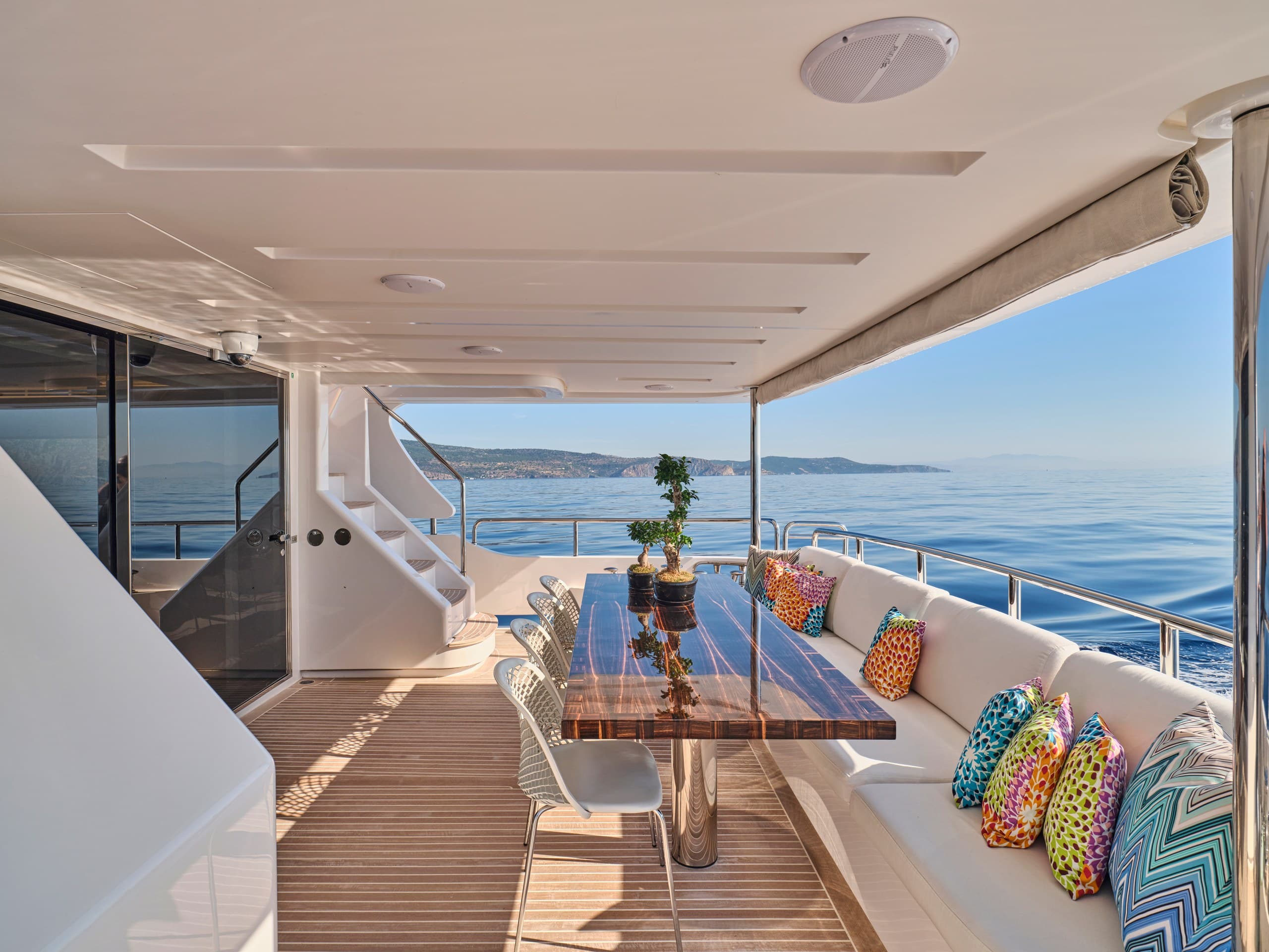GALA I - deck aft | Drivas Yachts