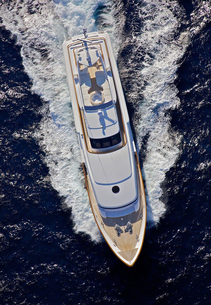 O'RION - aerial | Drivas Yachts
