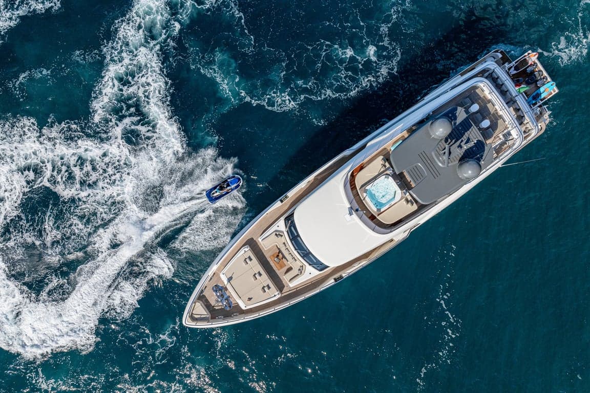 SOUTH - aerial | Drivas Yachts