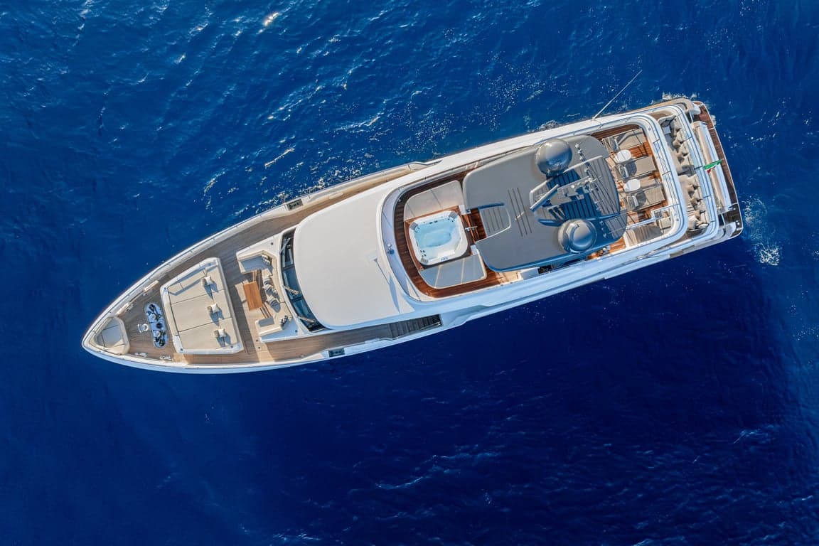 SOUTH - aerial | Drivas Yachts