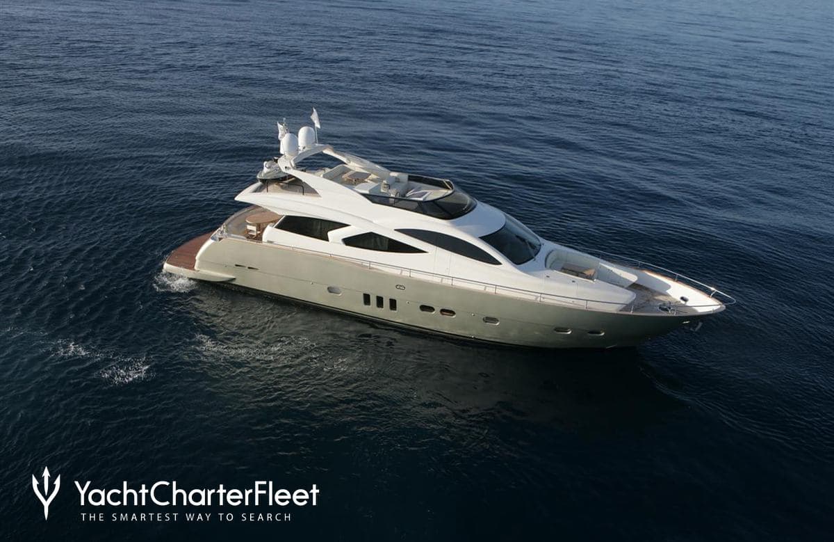 Motor yacht BLUE ANGEL 23m by Filippetti (Evo Marine) — aerial view