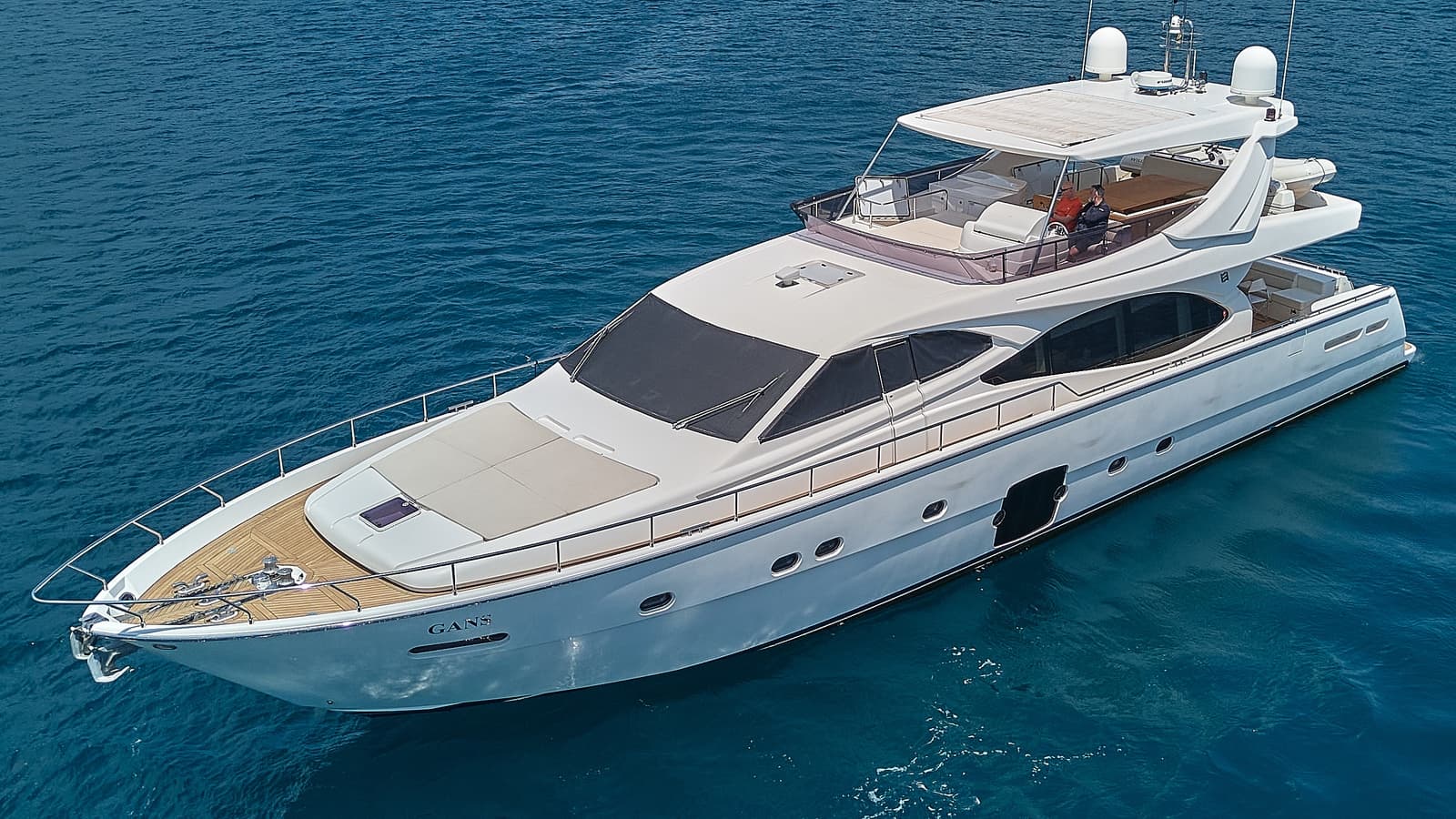GANS - aerial | Drivas Yachts