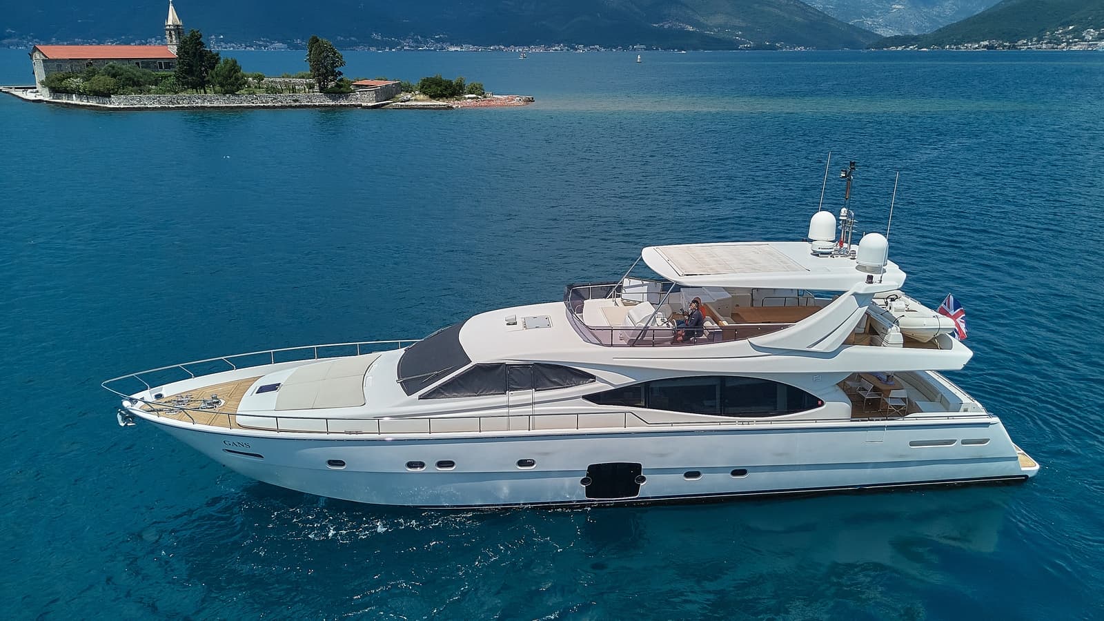 GANS - aerial | Drivas Yachts