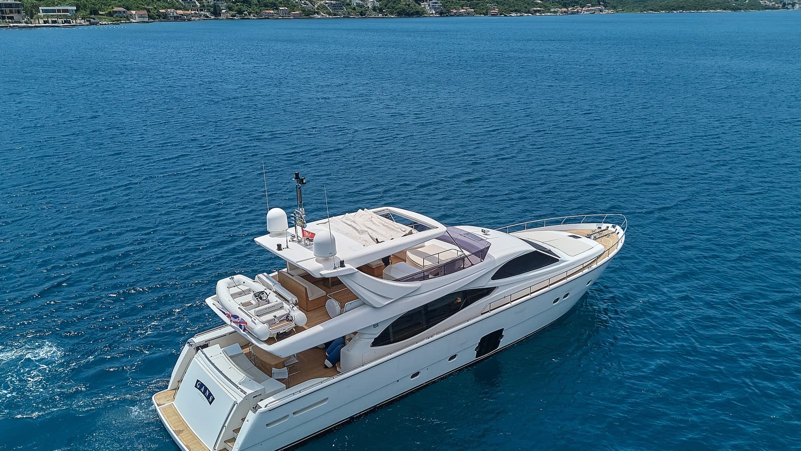 GANS - aerial | Drivas Yachts