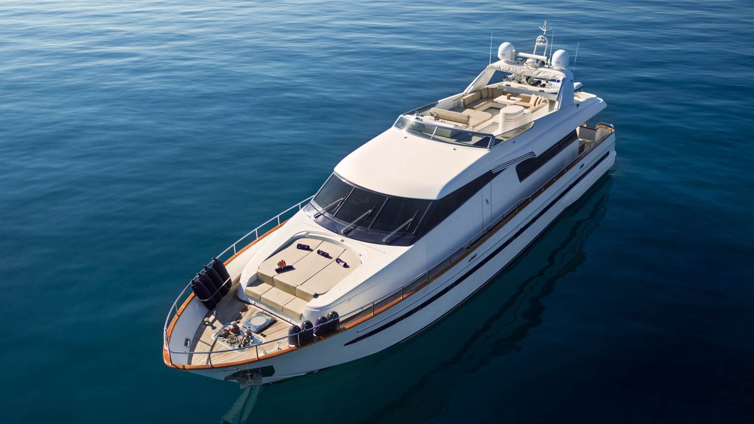 ACIONNA - aerial | Drivas Yachts