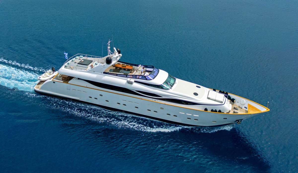 PRINCESS L - aerial | Drivas Yachts