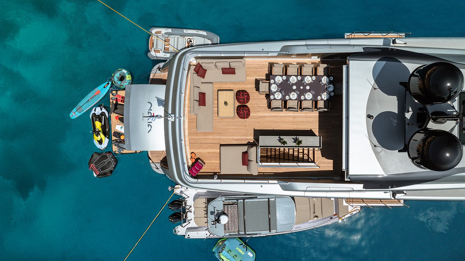 NAIA - aerial | Drivas Yachts