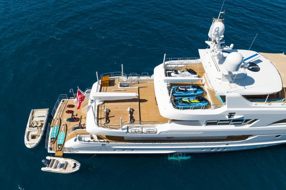 SERENITY - aerial | Drivas Yachts