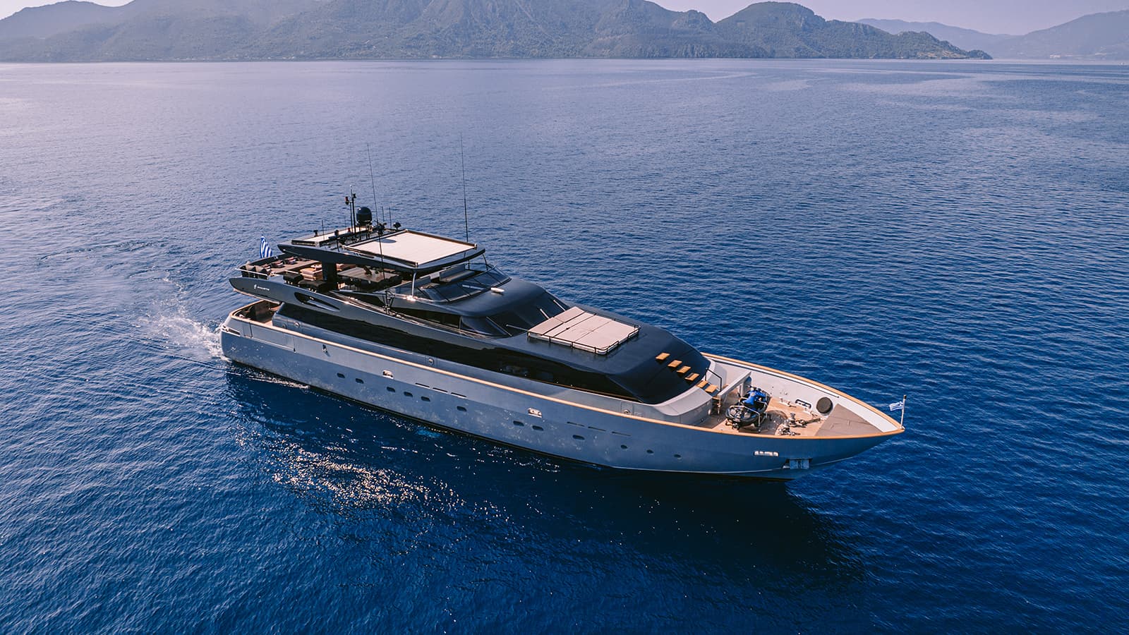 ISLANDER II - aerial | Drivas Yachts
