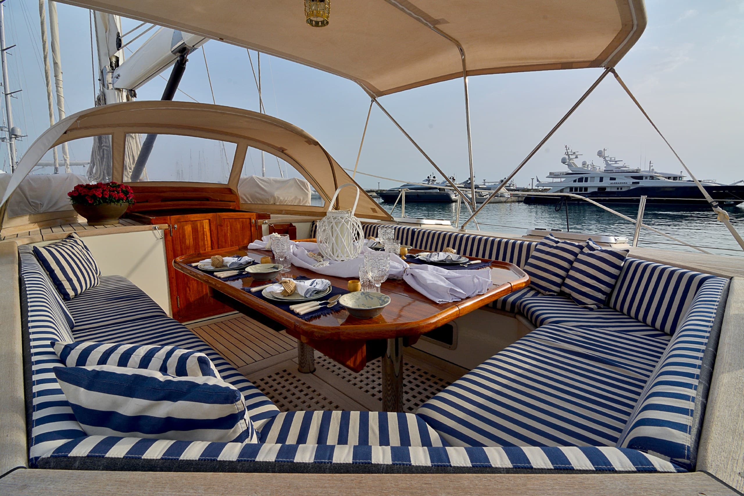 Sailing yacht WIND OF CHANGE 29m by Brooke Marine — photo 2