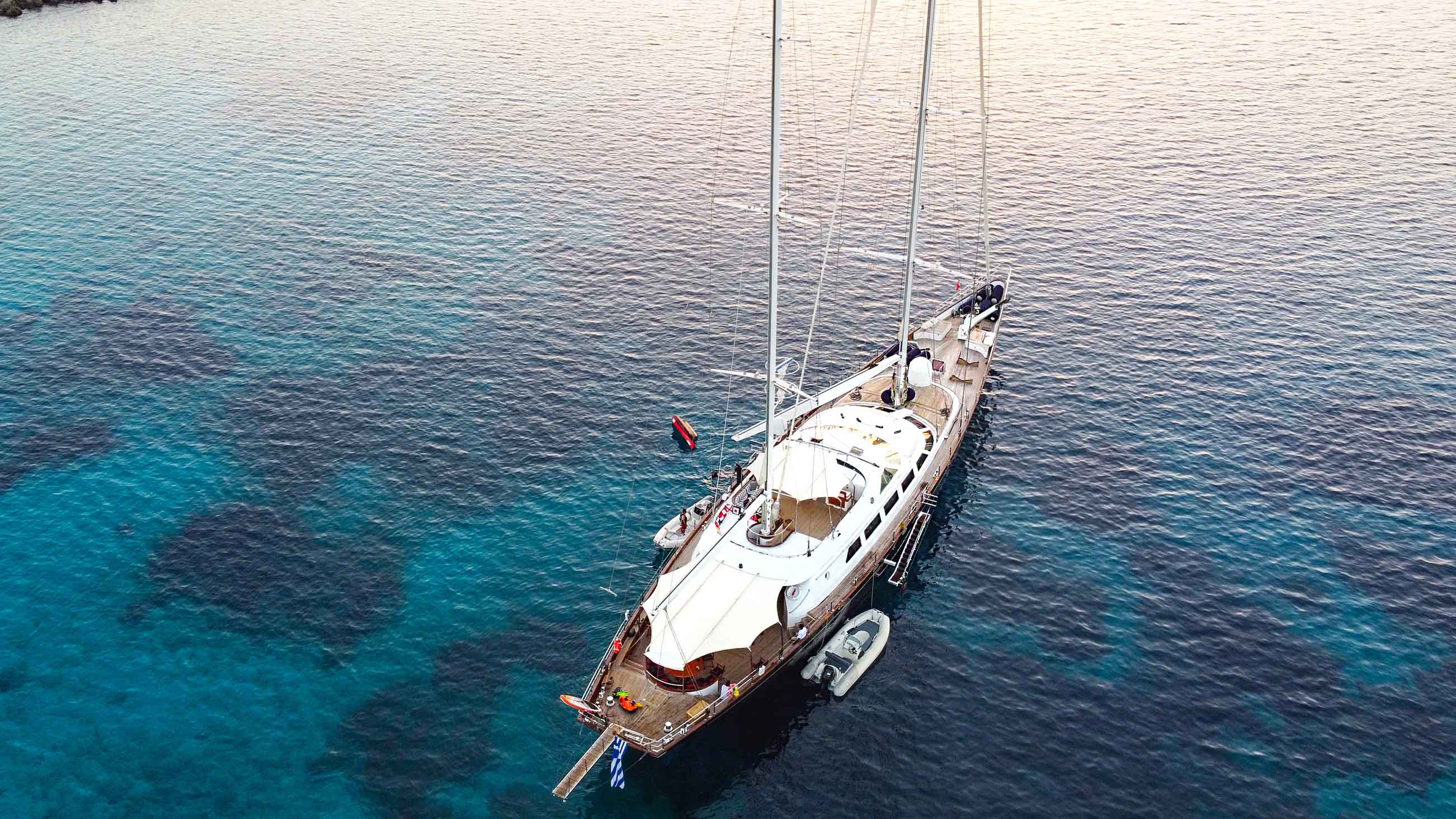 Tamarita - aerial | Drivas Yachts