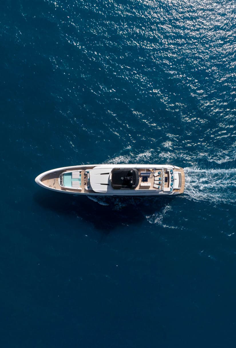 SANCTUARY - aerial | Drivas Yachts