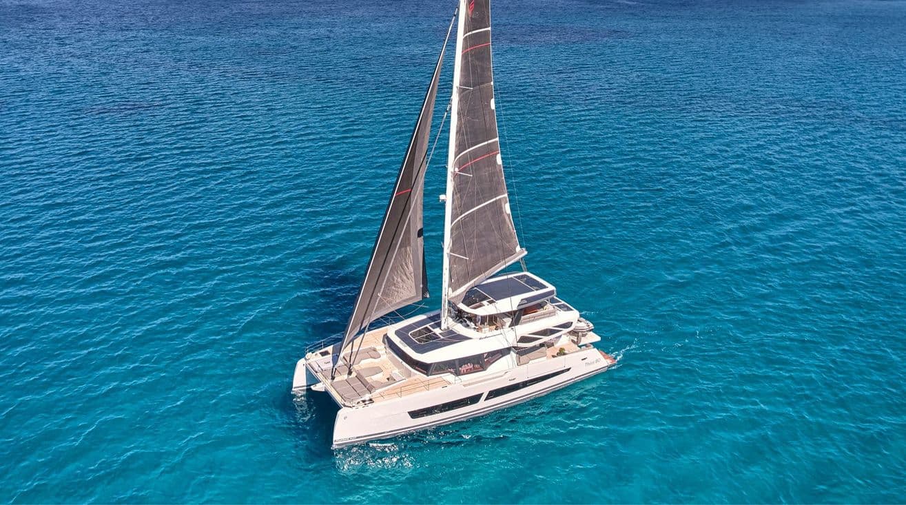 ALOIA - aerial | Drivas Yachts