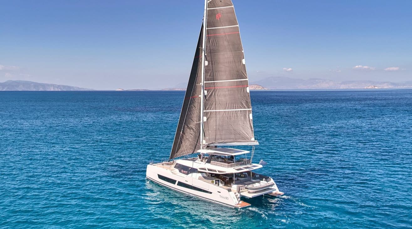 ALOIA - aerial | Drivas Yachts