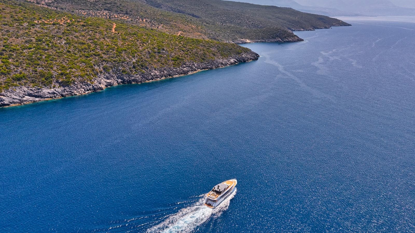 FOUR JOYS - aerial | Drivas Yachts