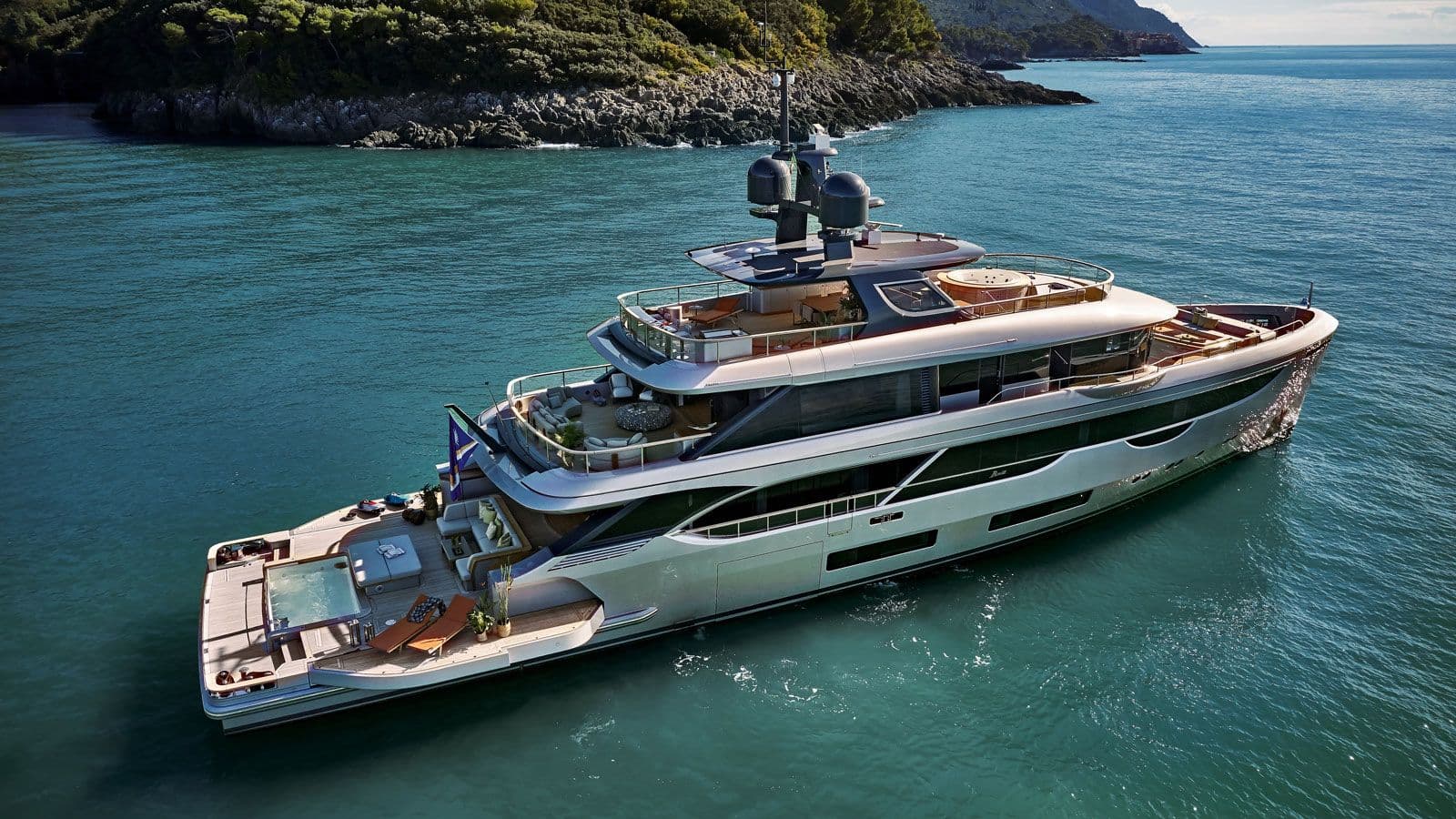COSMICO - aerial | Drivas Yachts