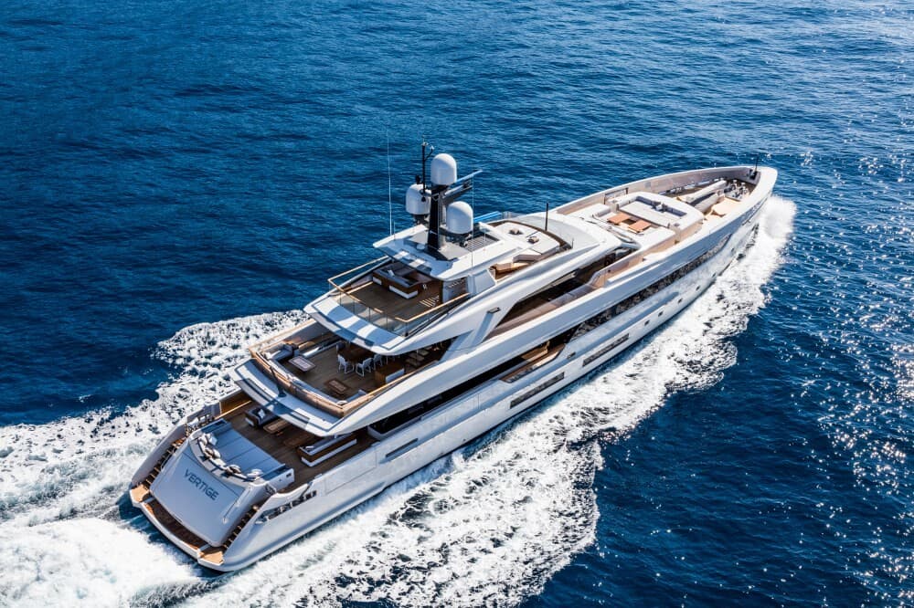 VERTIGE - aerial | Drivas Yachts