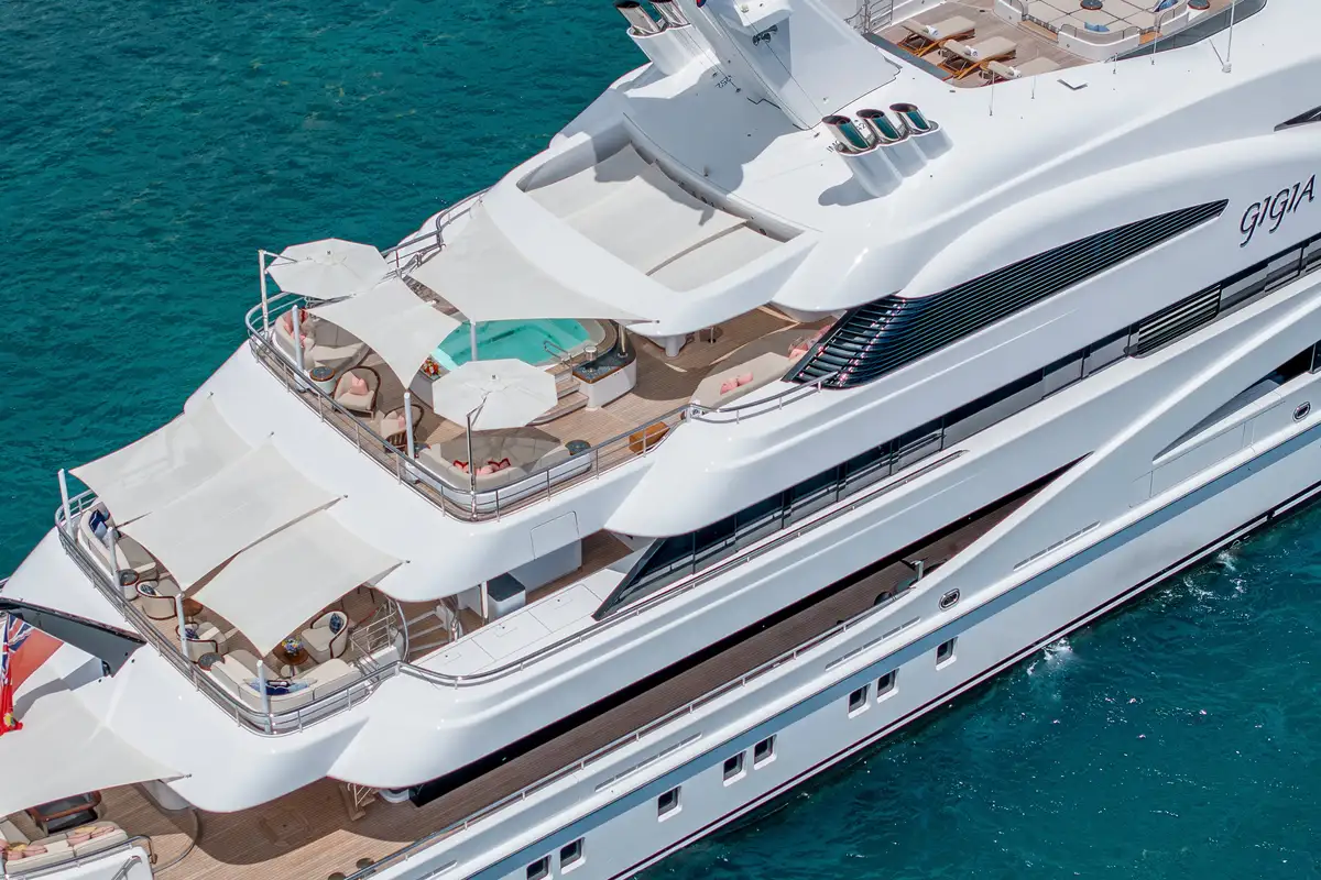 GIGIA - aerial | Drivas Yachts