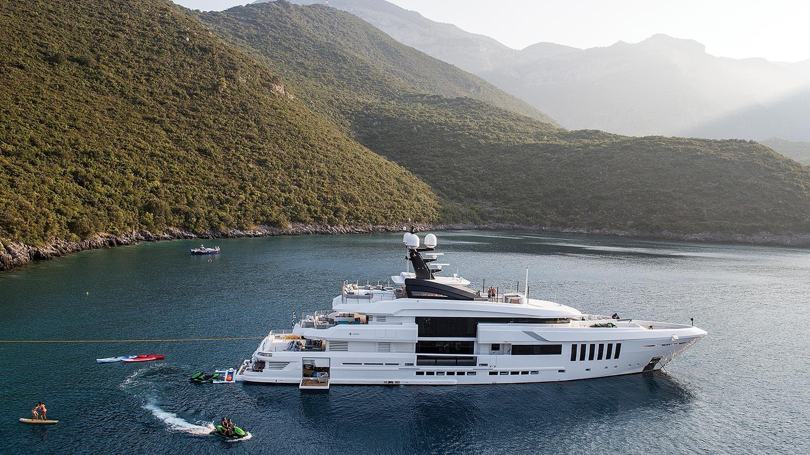 OURANOS - aerial | Drivas Yachts