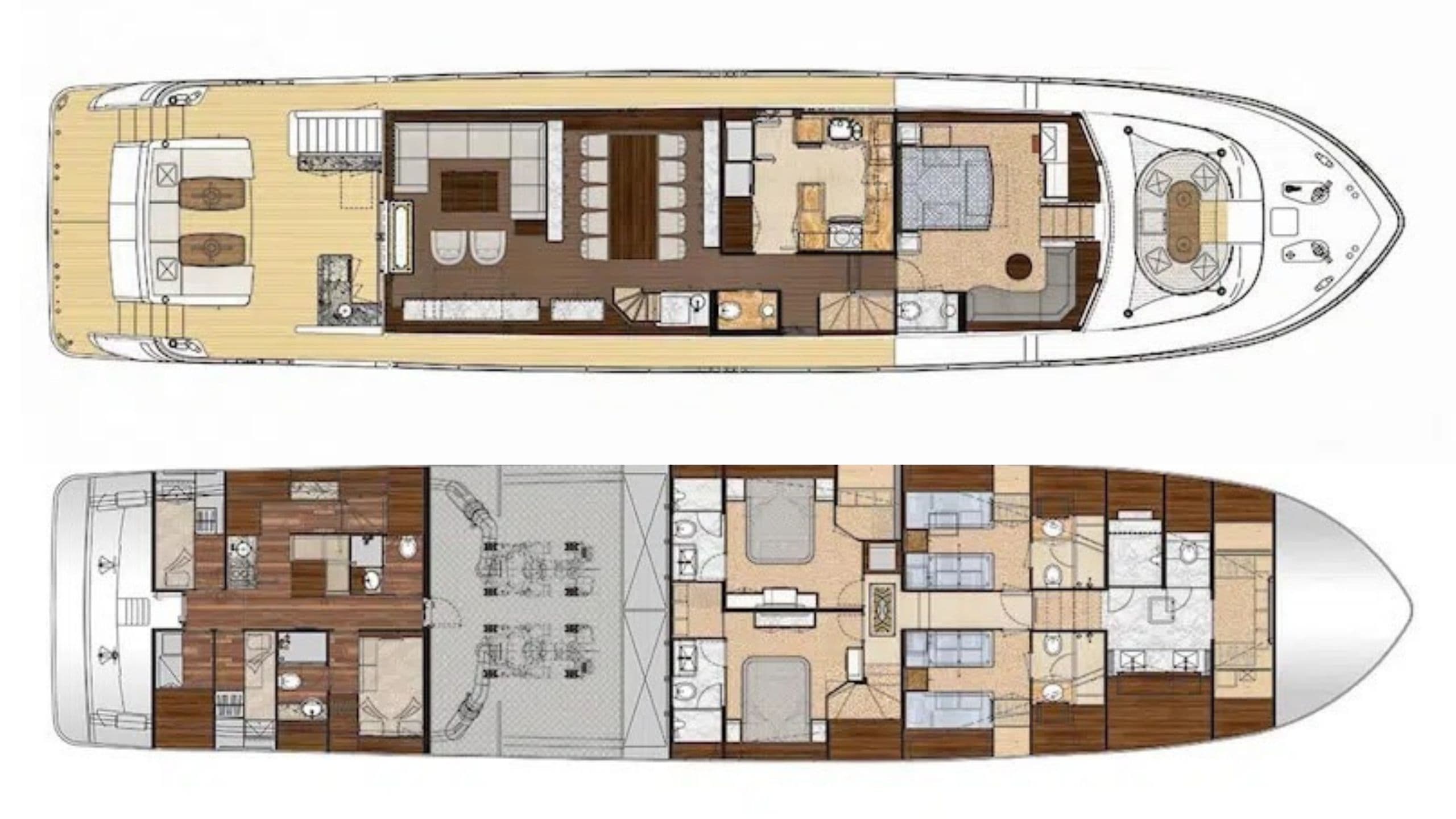 BELLA LISA - layout | Drivas Yachts