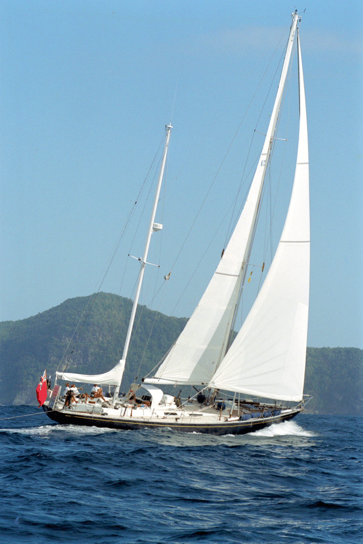 TANGAROA - ext running | Drivas Yachts