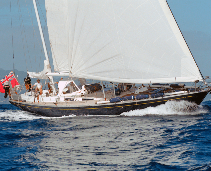 TANGAROA - ext running | Drivas Yachts