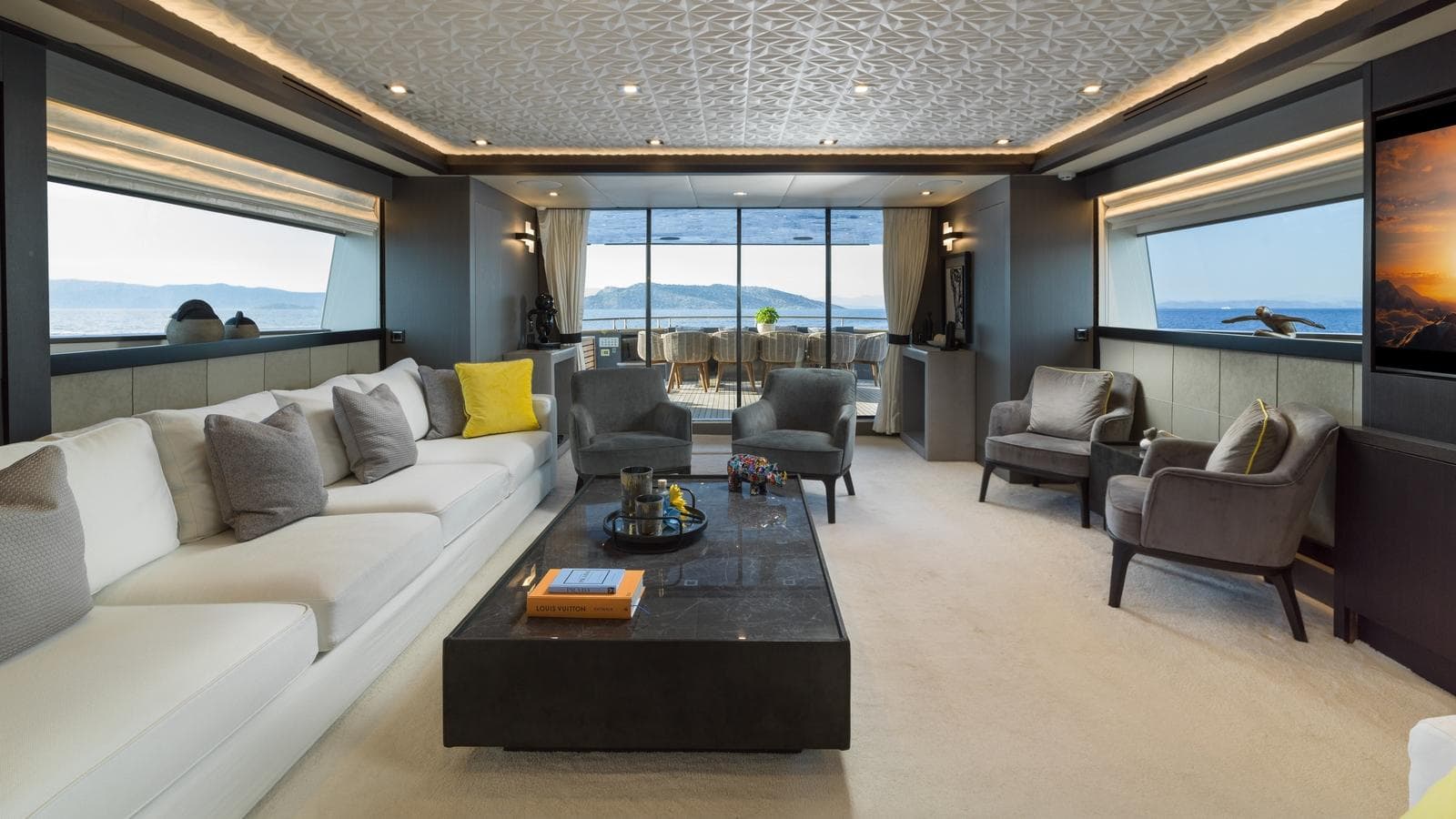 NOEMA - saloon | Drivas Yachts