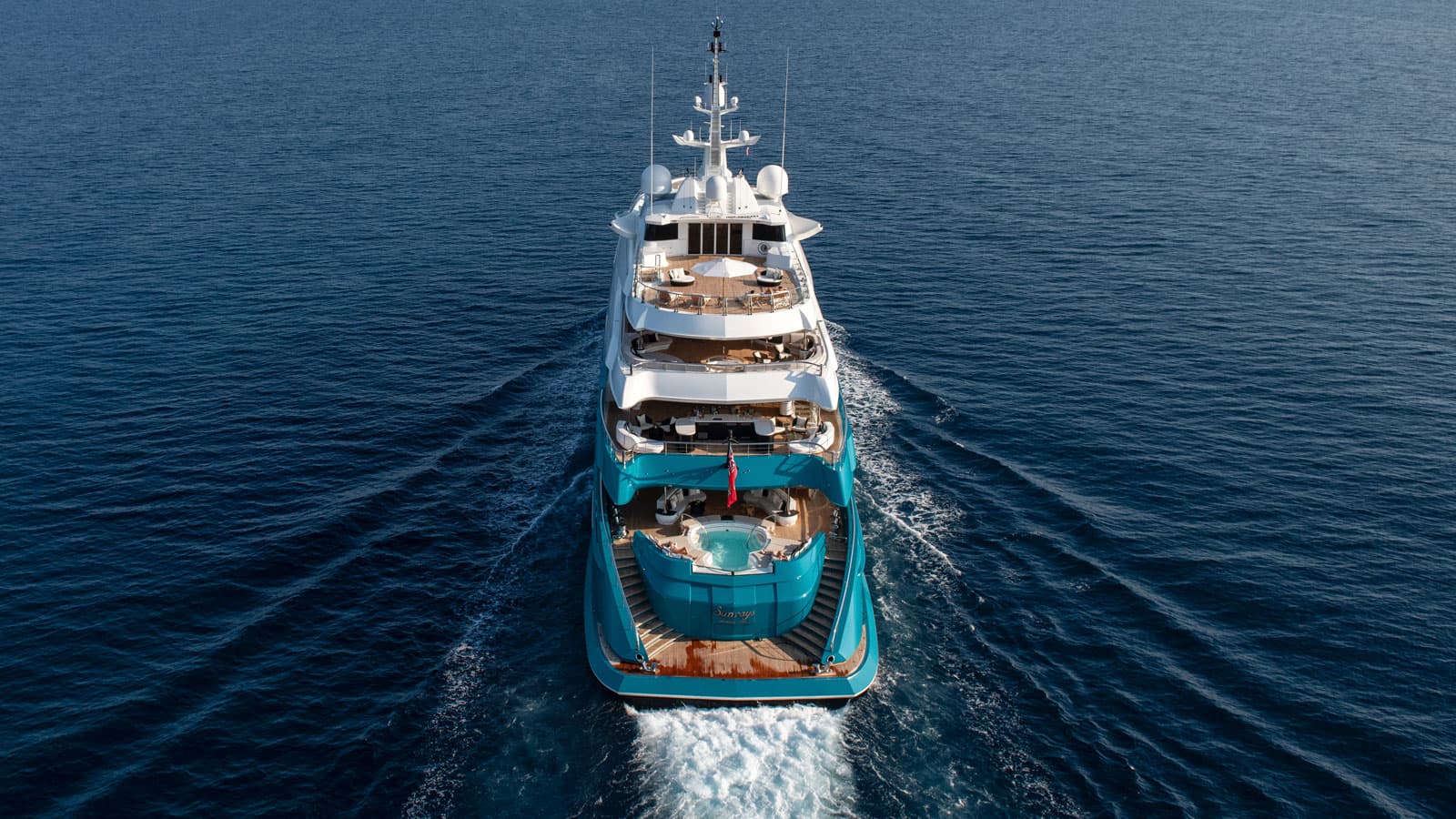 SUNRAYS - aerial | Drivas Yachts