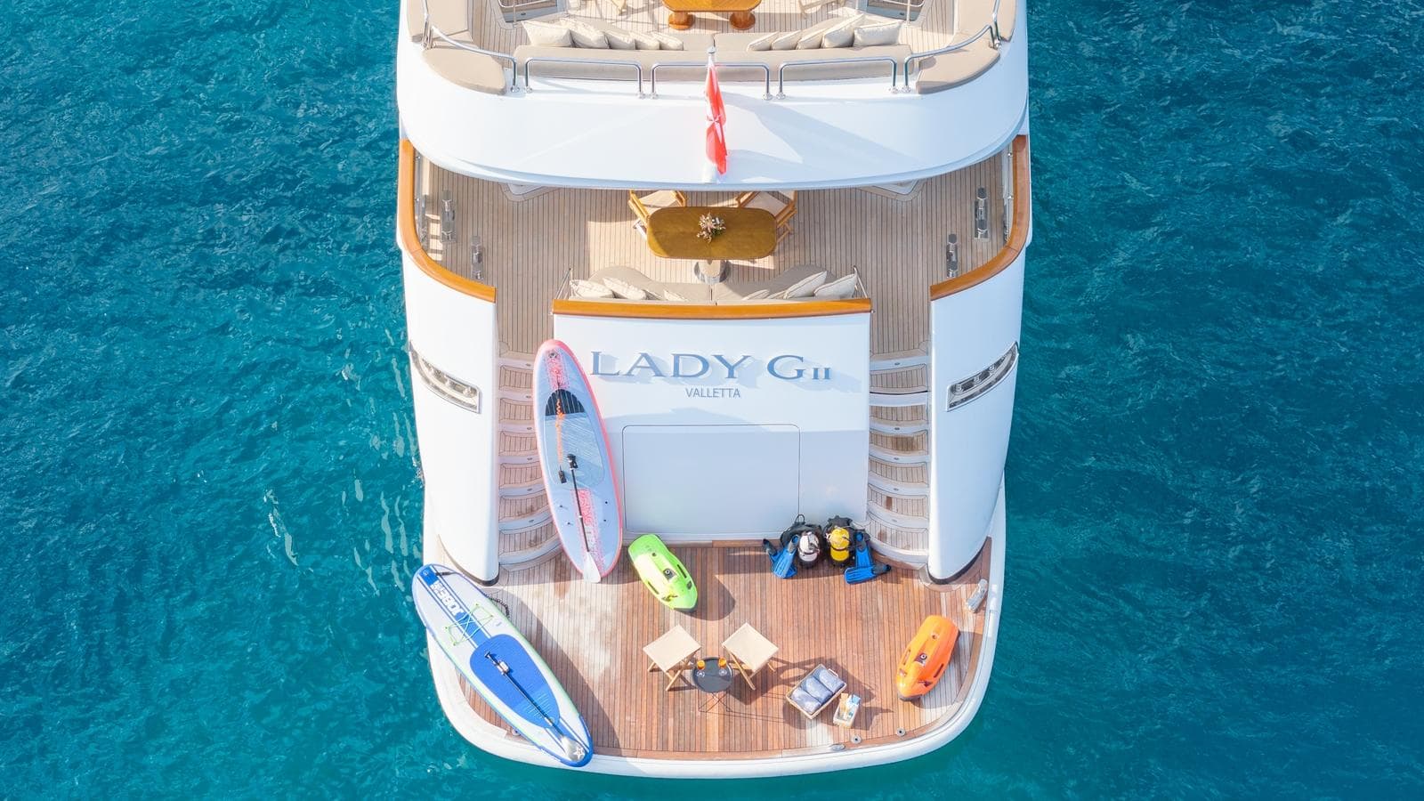 LADY G II - aerial | Drivas Yachts