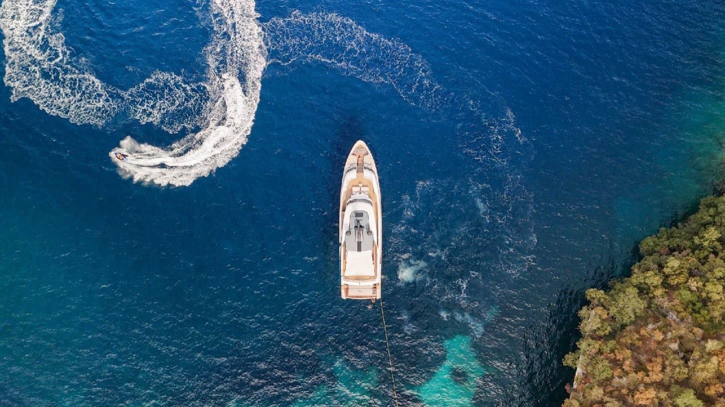 FLORI - aerial | Drivas Yachts