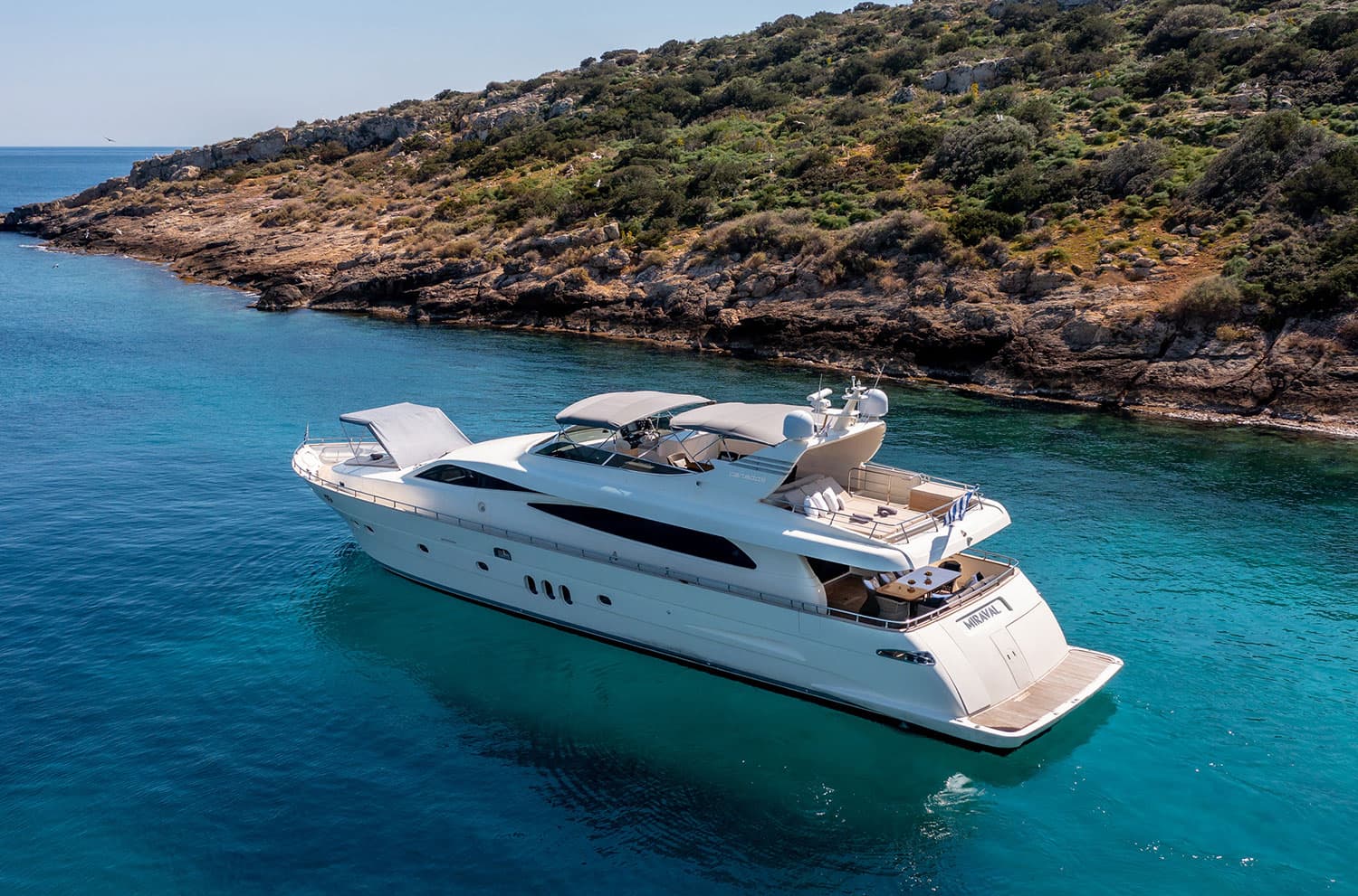 MIRAVAL - aerial | Drivas Yachts