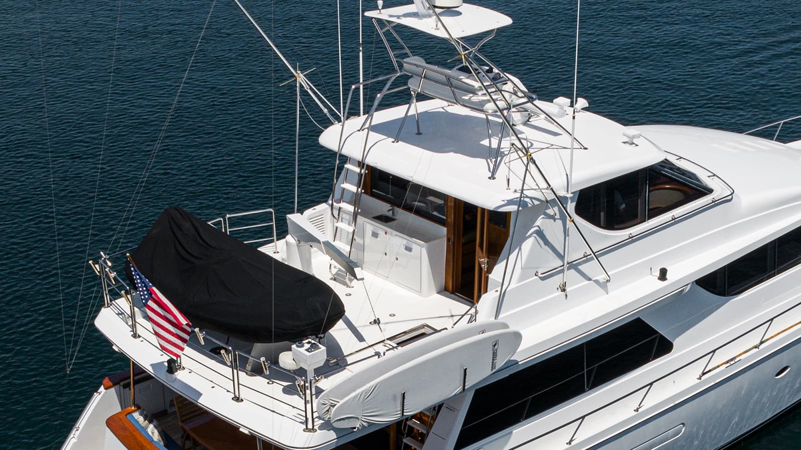 FAN TAIL - aerial | Drivas Yachts