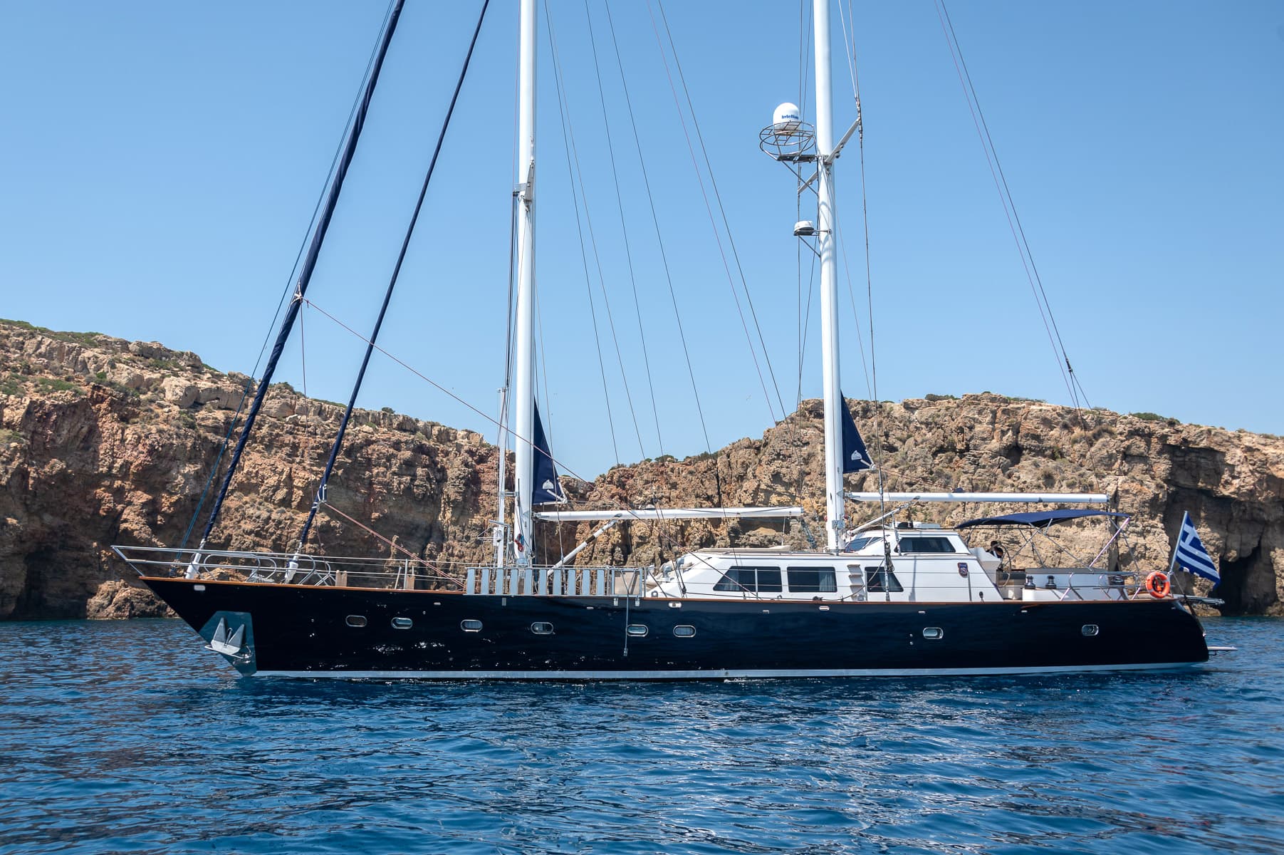 SPIRIT L - ext stbd | Drivas Yachts