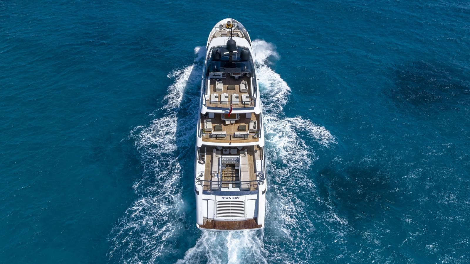 SEVEN SINS - aerial | Drivas Yachts